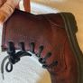 Sparkly red boots with zip size 10 Image 5