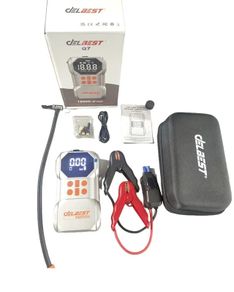 Multi functional Delbest Q7 Car Jump Starter With Air Compressor.