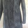 Light weight black coat with beautiful circle design Image 2