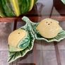 Vintage Collectable Portuguese Lemon Salt and Pepper Shakers Bordallo Pinheiro Image 7