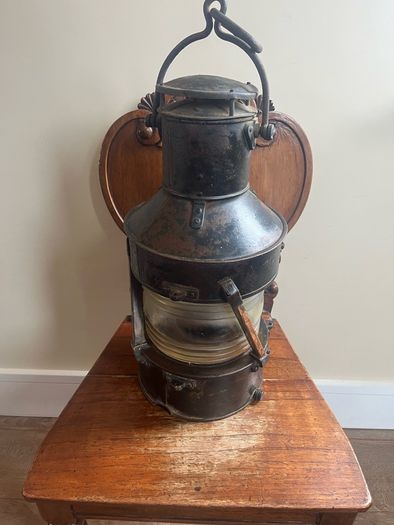 1942 Anderson & Gyde Ships Oil Lamp