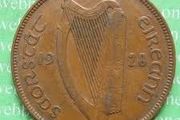 Very Rare Irish coin - 1928 Saor Stat Eireann 1d Penny (First year of issue)