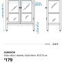 IKEA Fabrikor glass cabinet - VGC Image 3
