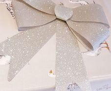 Sparkly Christmas Bow
