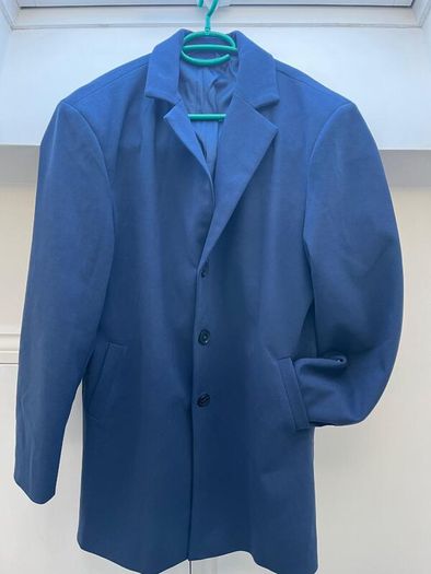 Mens blue overcoat - smart casual