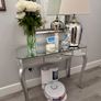 Glamour glass console table Image 2
