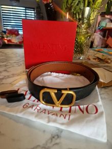 Valentino reversible men's belt