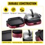 BRAND NEW 2 in 1 Electric Hot Pot BBQ Grill 2000W Multifunction Portable Home Foldable Non-Stick Split Pot Smokeless Barbecue Pan Image 5