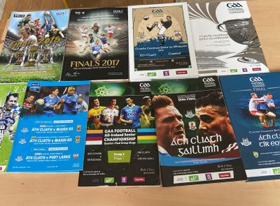 Various GAA official programmes