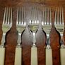 Vintage Ryals EP A1 Fish Knife & Fork 10 Piece Set Image 2