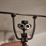 Metal Art Sculpture Weight Lifter.Nuts and Bolts Rods Washers Welded Image 5