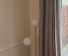 Belgravia Beige Blackout Ready Made Eyelet Curtains