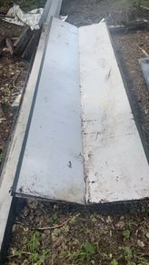 11 New unused steel ridge caps/roof flashings