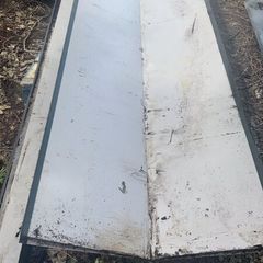 11 New unused steel ridge caps/roof flashings