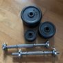 2x 10.5kg dumbbells Image 7