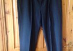 W38 L30 Grey Striped Expanding Waist Trousers