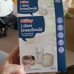 Nuby breast milk storage bags