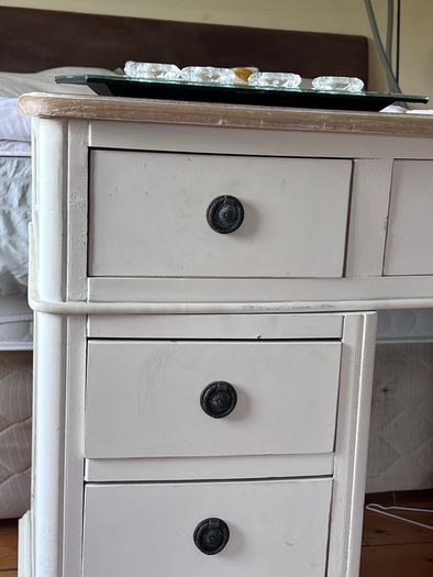 Large Country-Style Desk | 7 Drawers & Cupboard