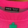 Pink & green SHEIN jumper size 16 Image 4