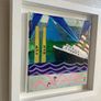 Original Titanic meets Poolbeg Chimneys Original Art Contemporary Art Dublin Original Gift Art Gift Image 6