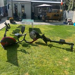 exercise bike & rowing machine