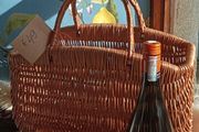 Wicker Dutch bag, medium size wicker basket, gift for her