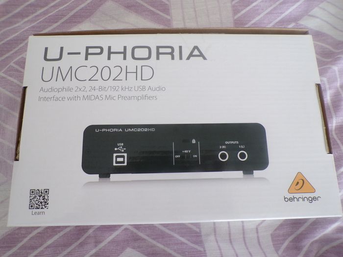 Behringer U-Phoria UMC202HD USB Audio Interface