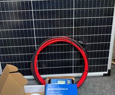 50W 12V Solar Panel Kit for Camper boat shed or any off the grid installations