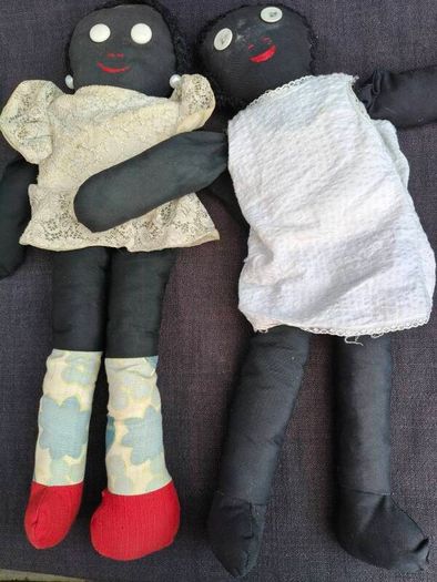 Vintage Rag dolls x 2