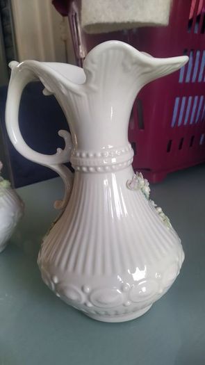 Antique Rare Belleek Pitchers