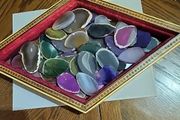 Quartz agate slices