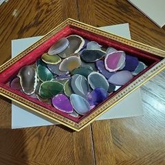 Quartz agate slices