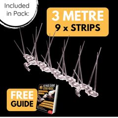 bird spikes for gutters