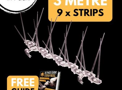 bird spikes for gutters
