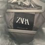jacket Zara size small cropped metallic hooded jacket Image 4