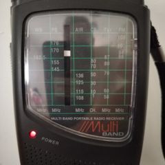 Academy Multi Band Portable Radio Receiver With FM - CB - TV1 - WB - PB - AIR - Multiband Radio