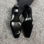 Reformation Rose Neoprene Knee Boots Sz 9UK 11US 42 Black Classic Heels Party Image 7
