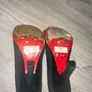 Korky's Women's Black Heels with Gold Detail - Size UK 4 Image 5