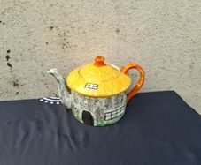 By post only novelty house tea pot