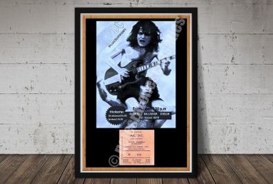 AC/DC Vintage Concert Poster + Ticket Olympic Ballroom Dublin 1979 Reproduction Print