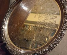 Etched Sheffield Plate