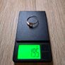 14K Solid Gold Ring, 585 Hallmarked, Cubic Zirconia, Size Q, 1.95g Image 3