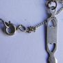 Vintage Sterling Silver 925 Welsh Daffodil Love Spoon Necklace, Heart Love Spoon Pendant Image 8