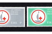 1963 Ireland Red Cross Centenary Commemorative Stamps Mint Never Hinged (MNH)