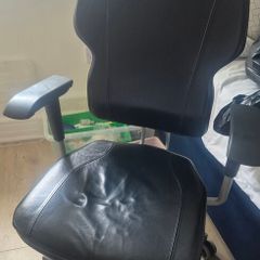 leather office chair. Ikea