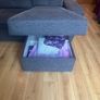 Mint Condition Sofa Bed with Chaise Longue Image 4