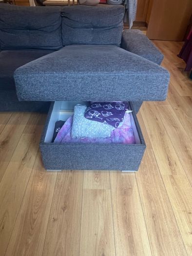 Mint Condition Sofa Bed with Chaise Longue