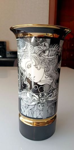 Vintage Endre Szasz Bauhaus large vase