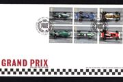 2007 Great Britain The 50th Anniversary of the Great Britain Grand Prix Silverstone Commemorative Stamps addressed First Day Cover (FDC) with Edinburgh pictorial cancel.