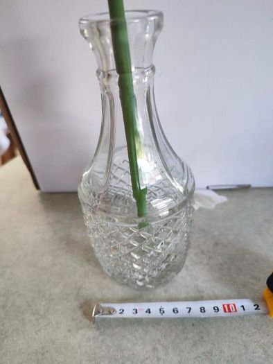 Vintage Old Cut Glass Vase.